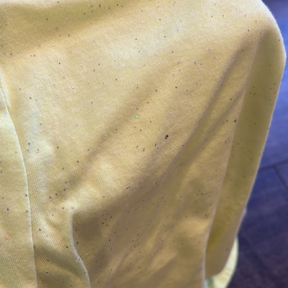 Cat and jack leggings with a yellow sparkly top - Picture 5 of 5